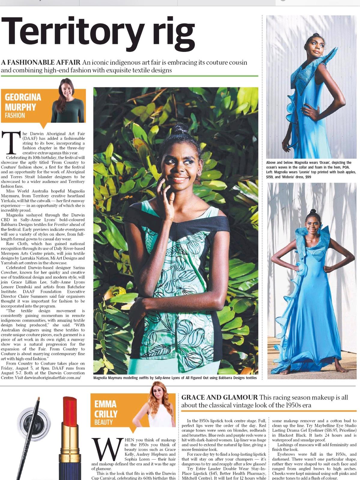 NT Newspaper article