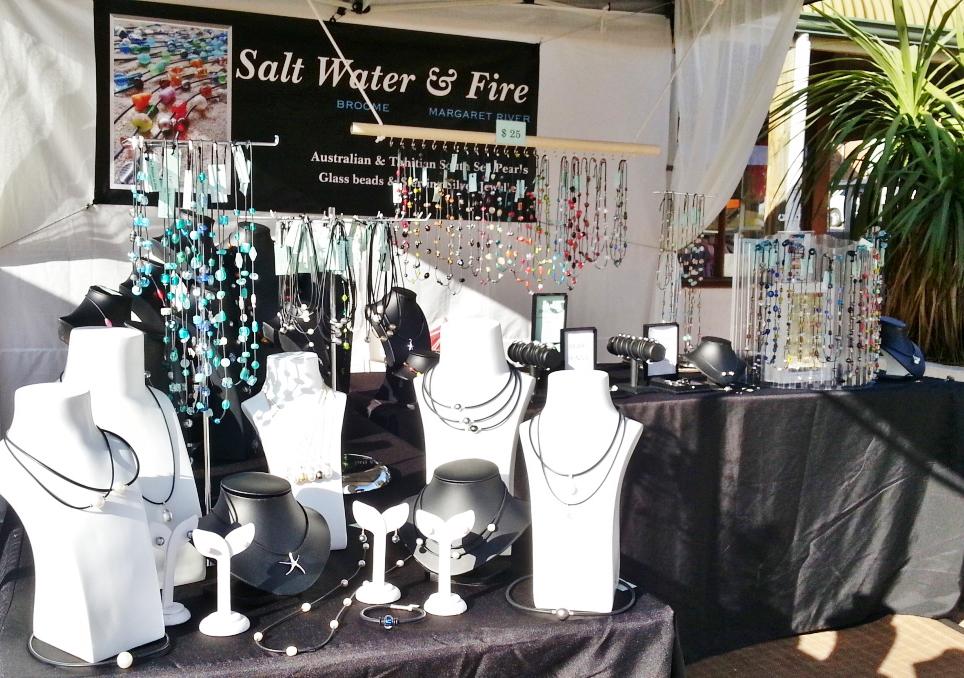 Salt Water & Fire Stall,colourful necklaces from $25