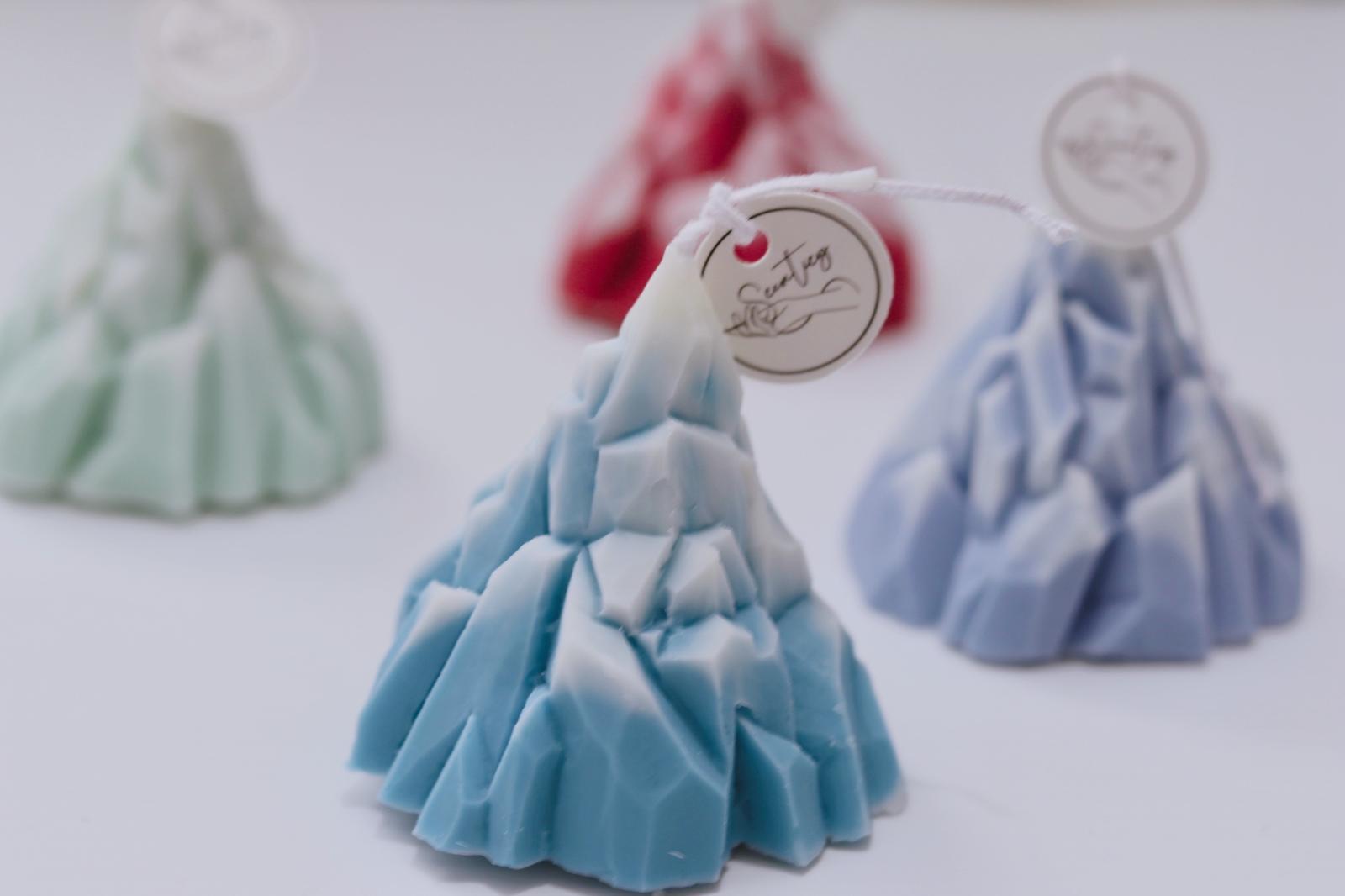 Iceberg Pillar Candles