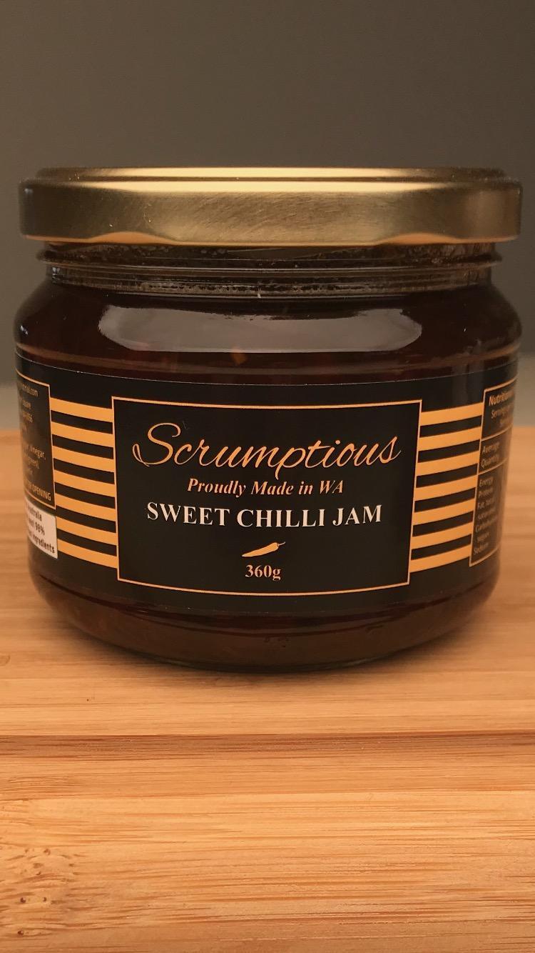 Scrumptious sweet chilli jam 360gms