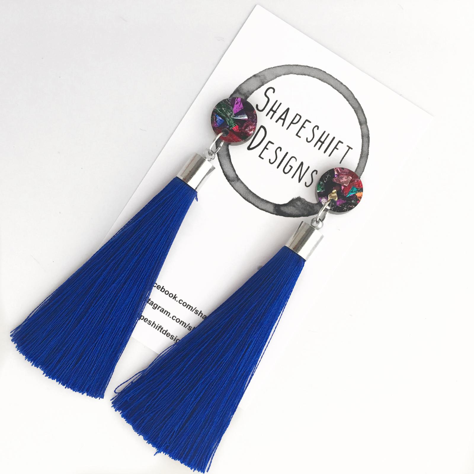 Acrylic Tassel Earrings