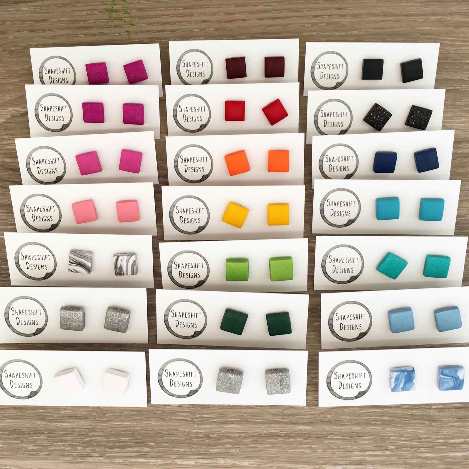 Handmade Polymer Clay Studs