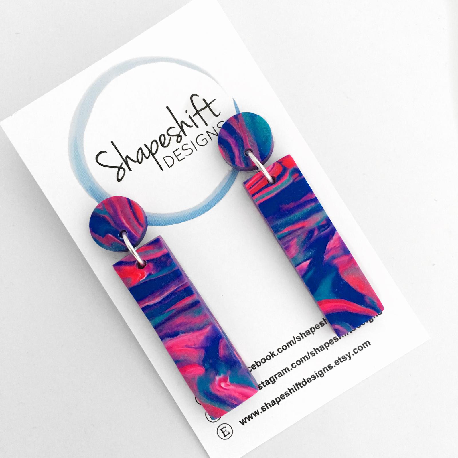 Polymer Clay Dangle Earrings