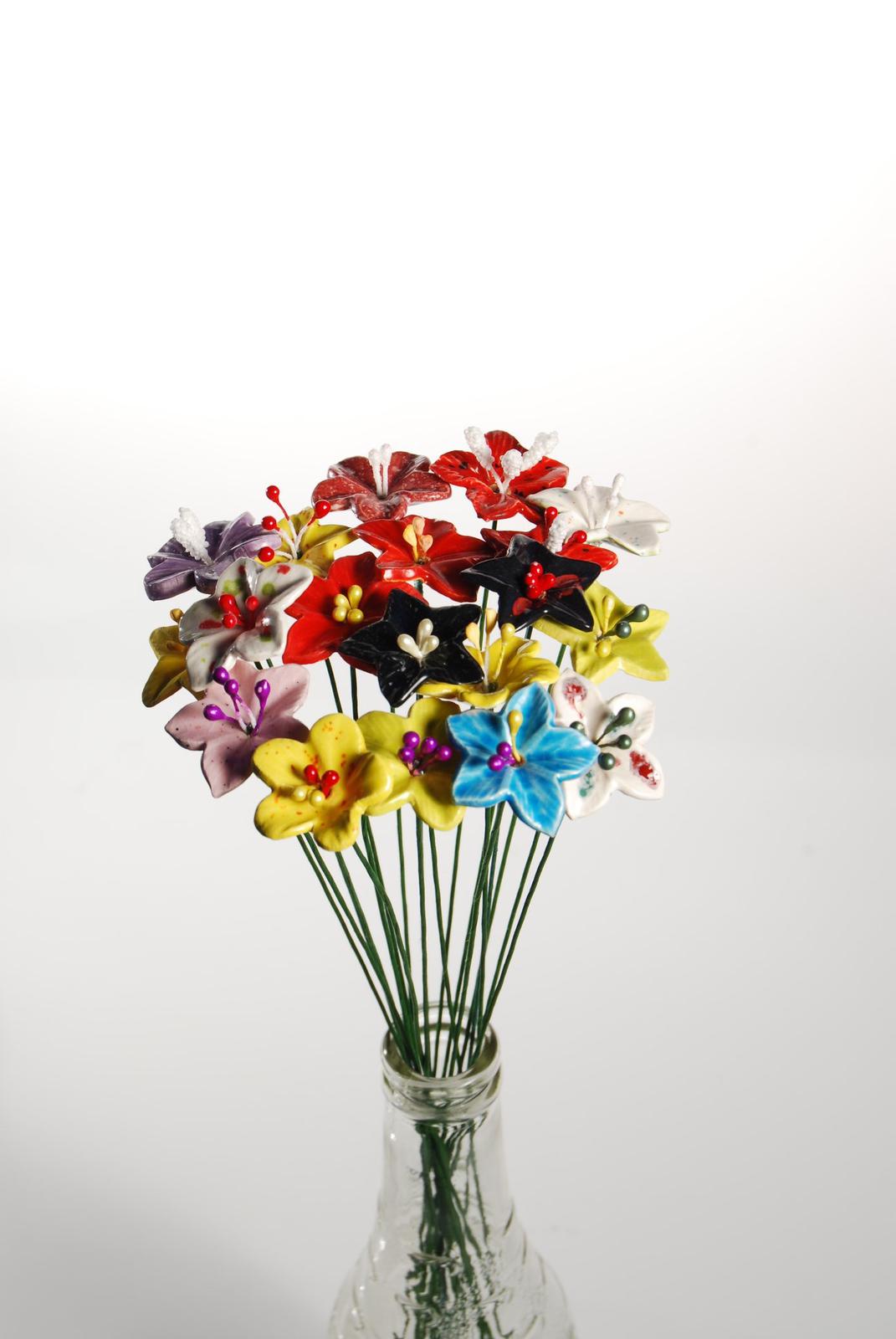 Assorted small flowers with stamens