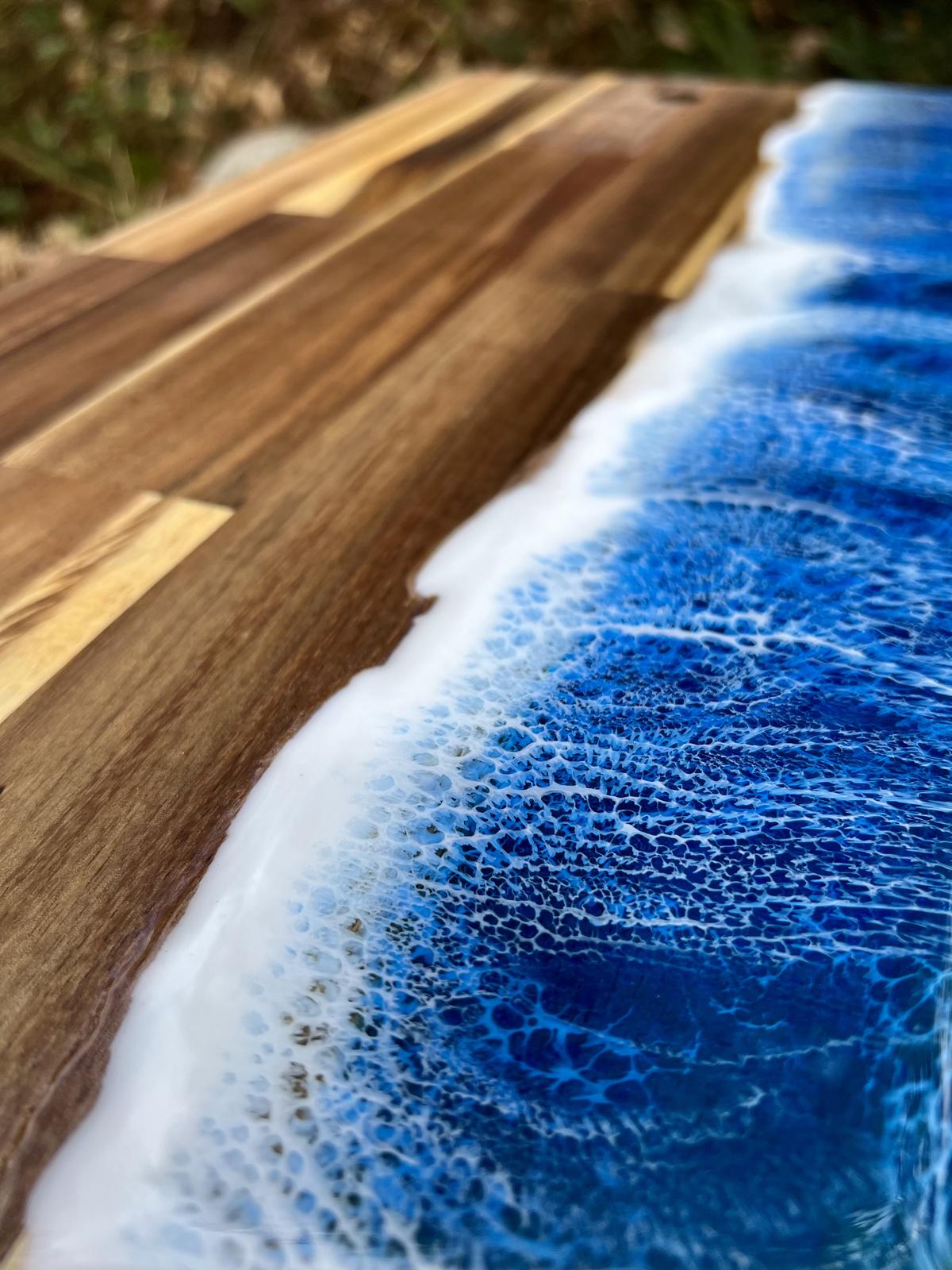 Ocean inspired chopping board