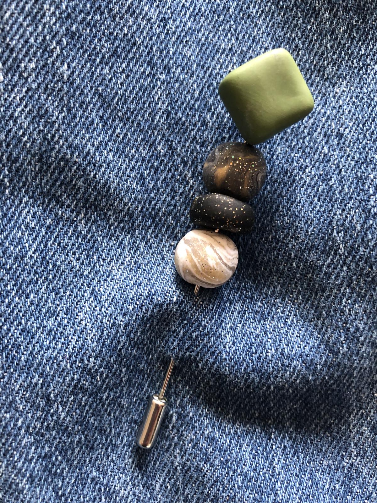 Galaxy Scarf pin