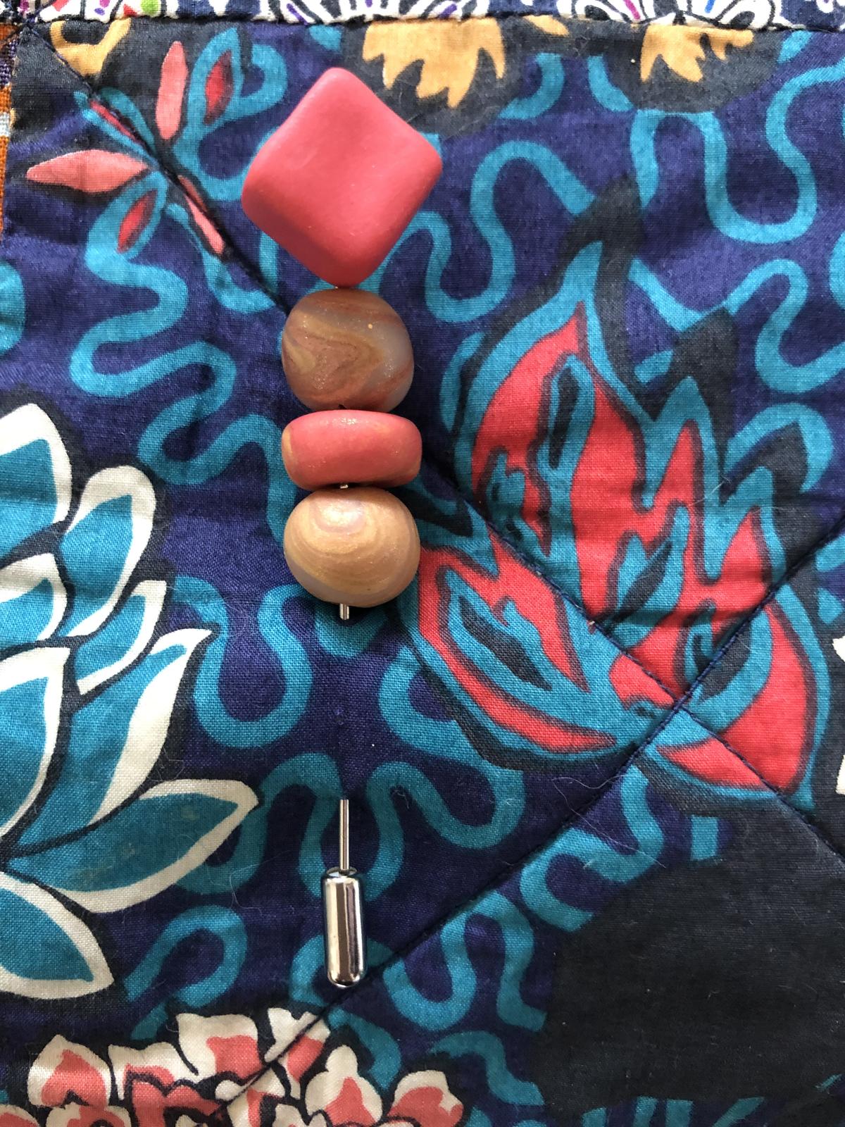 Pop of Pink Scarf pin