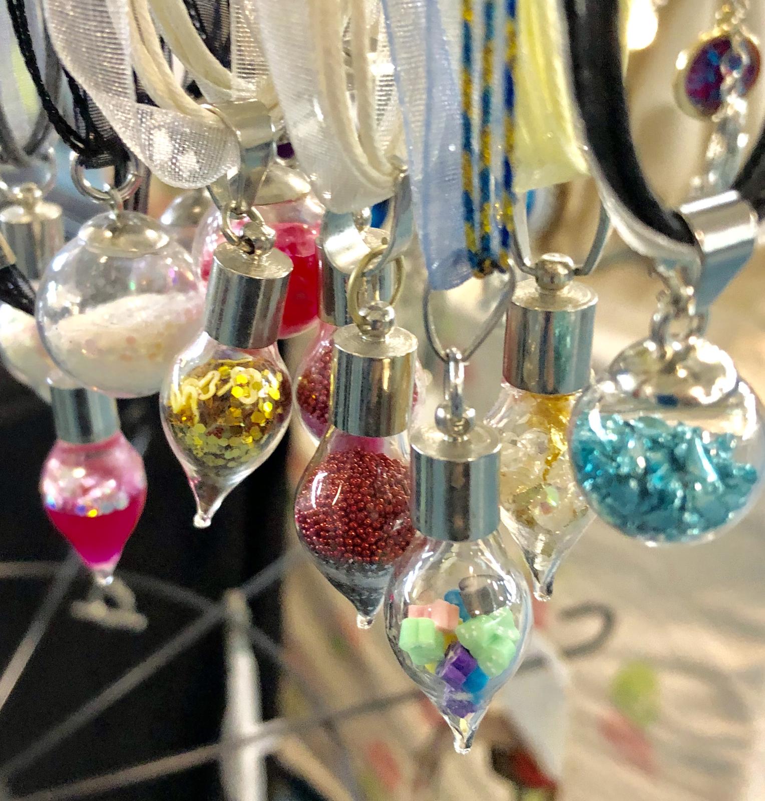 Some little magic bubble necklaces