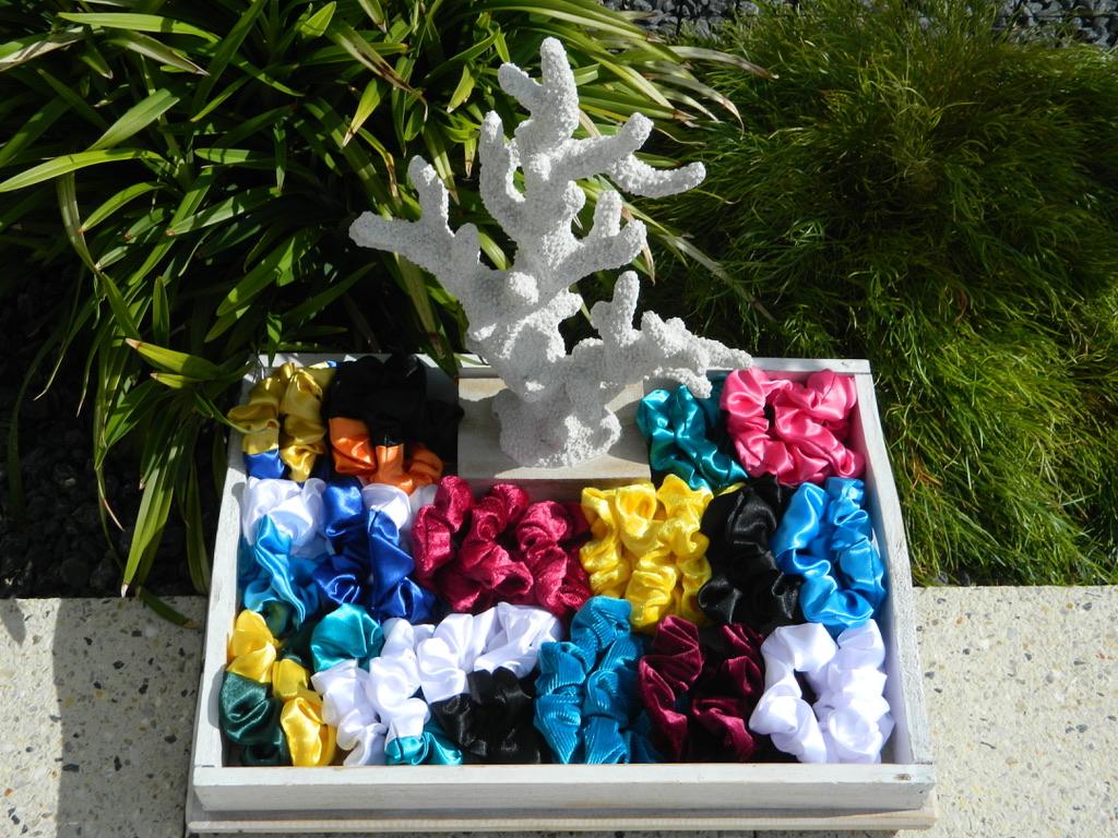 Selection of available scrunchies