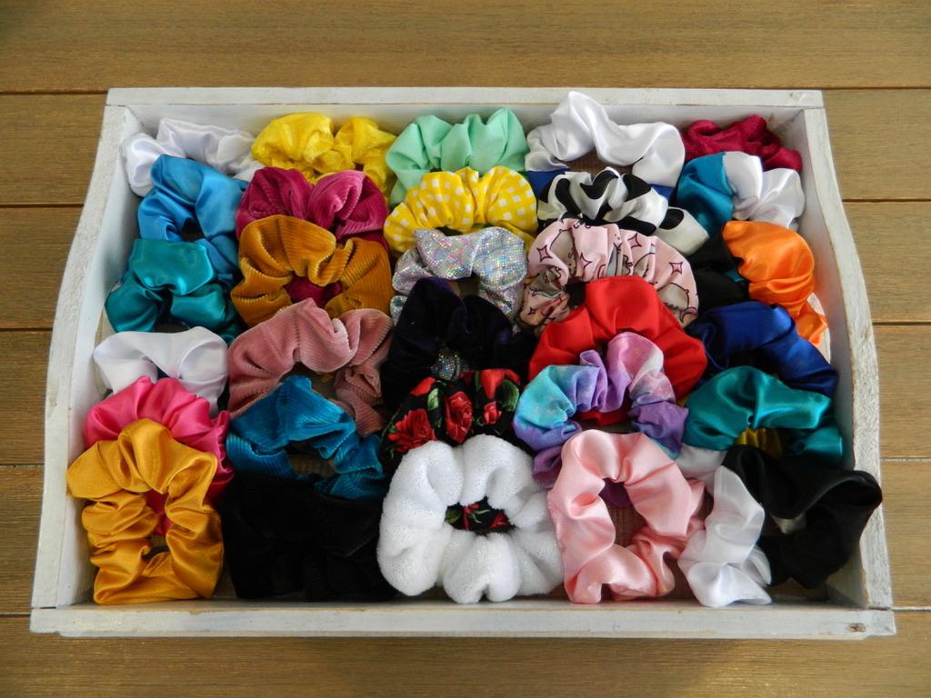 Selection of available scrunchies