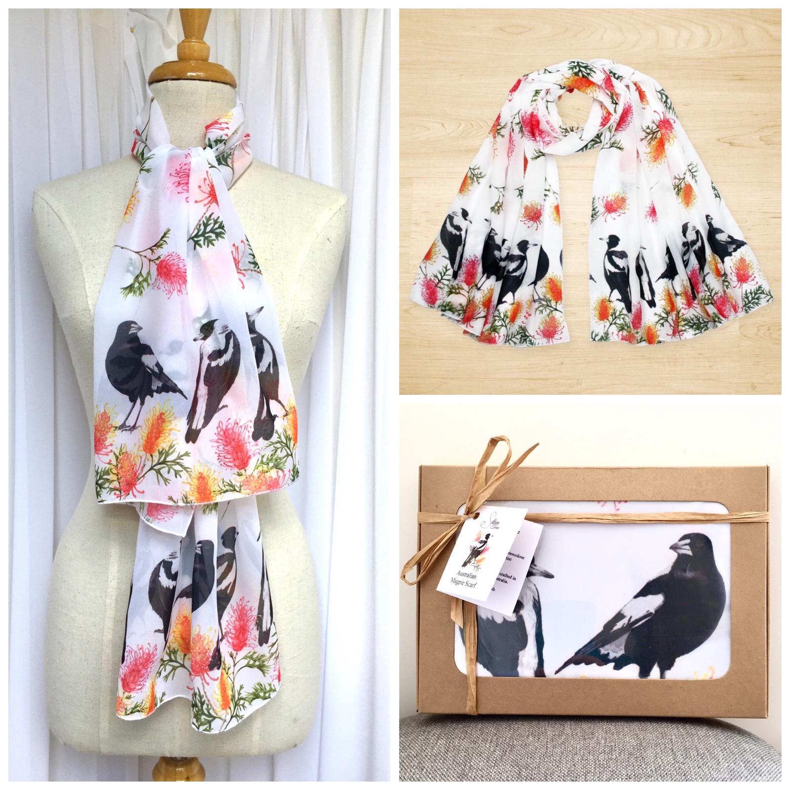 Magpie scarf