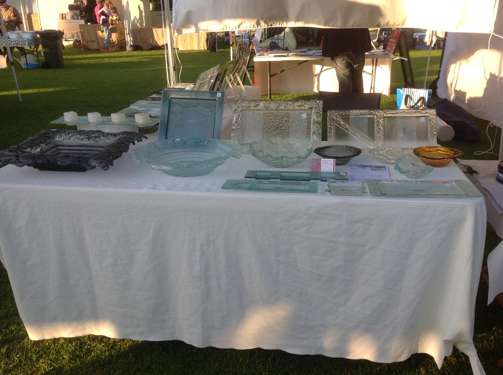 Set up outside
