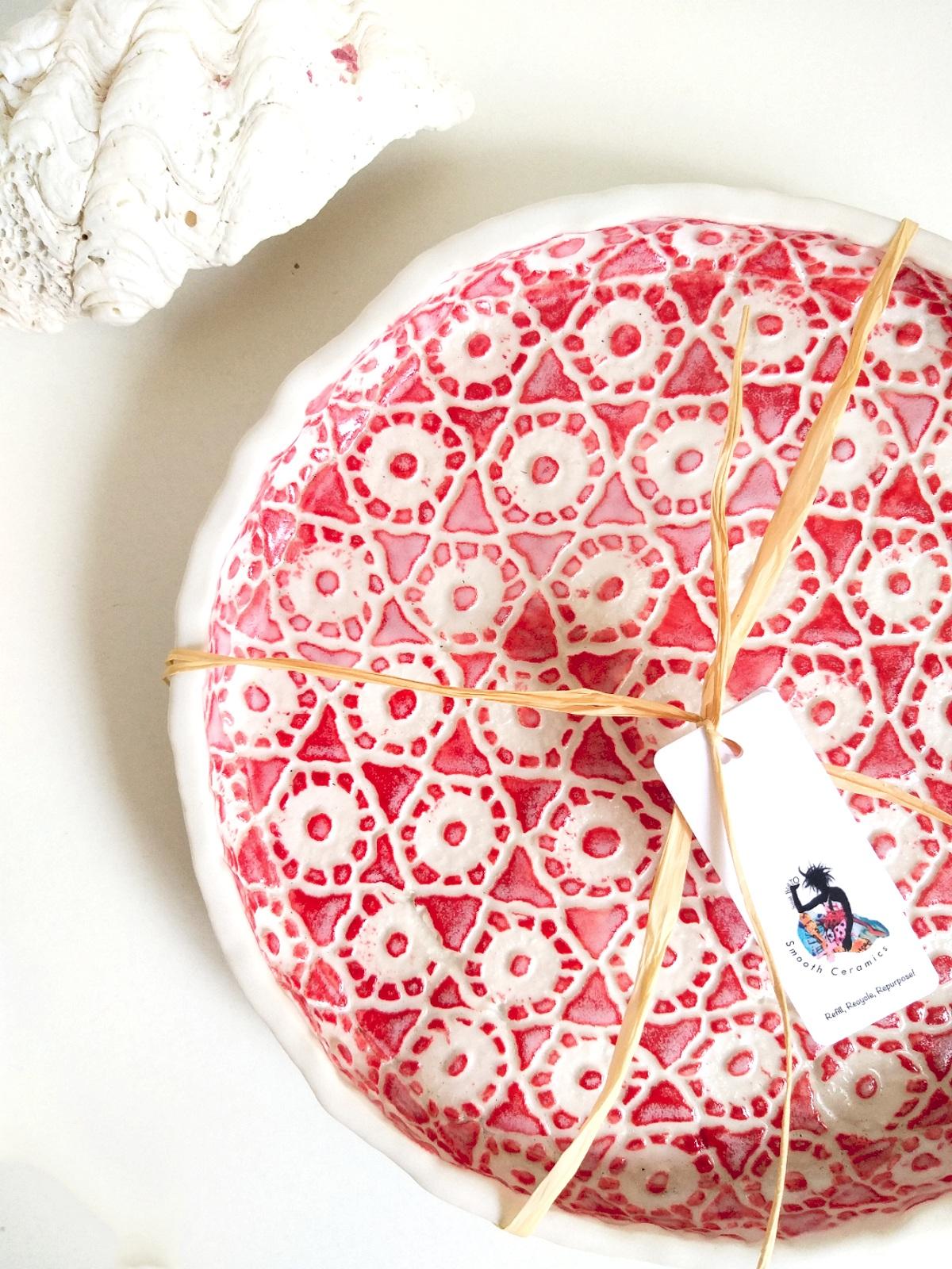 Stoneware platter