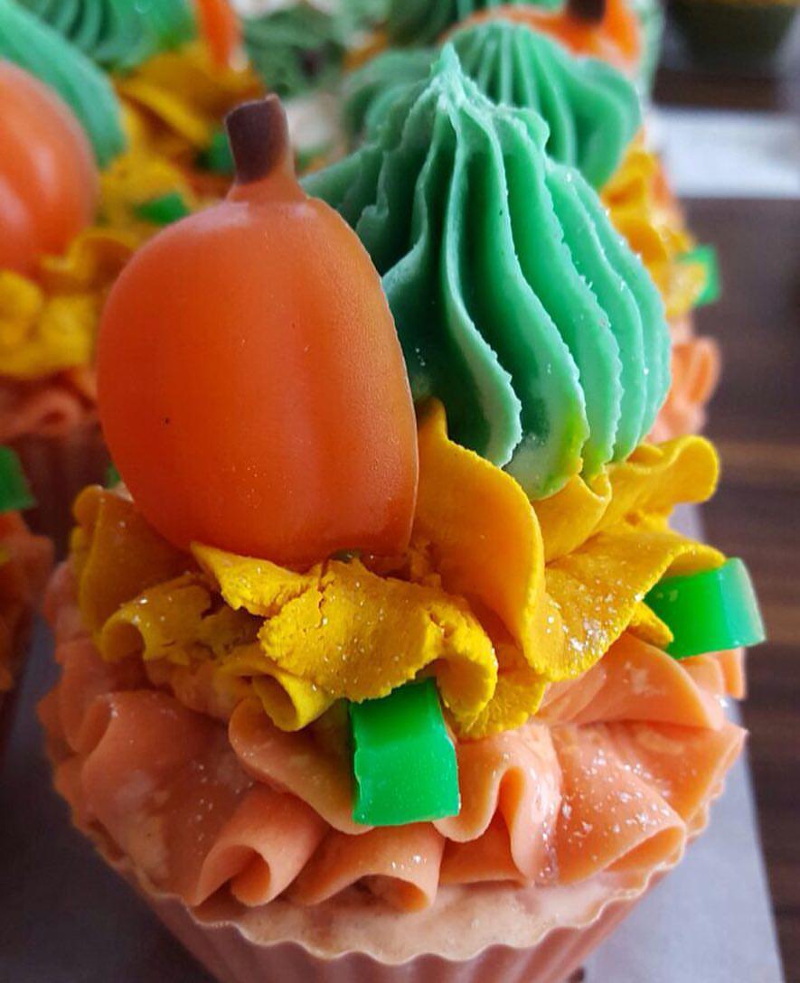 Pumpkin Cupcake soaps