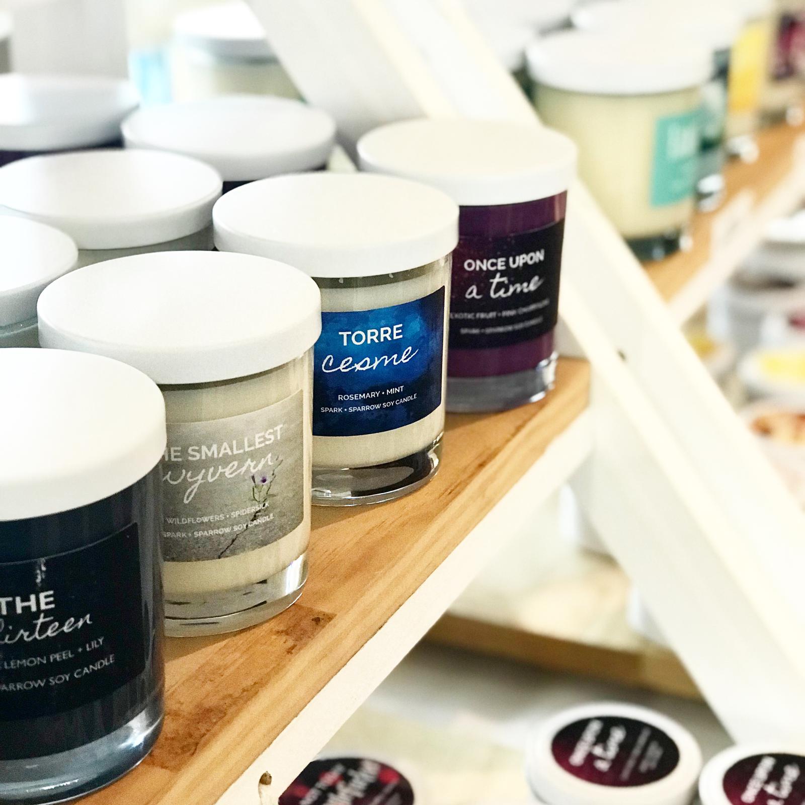Jars on shelving