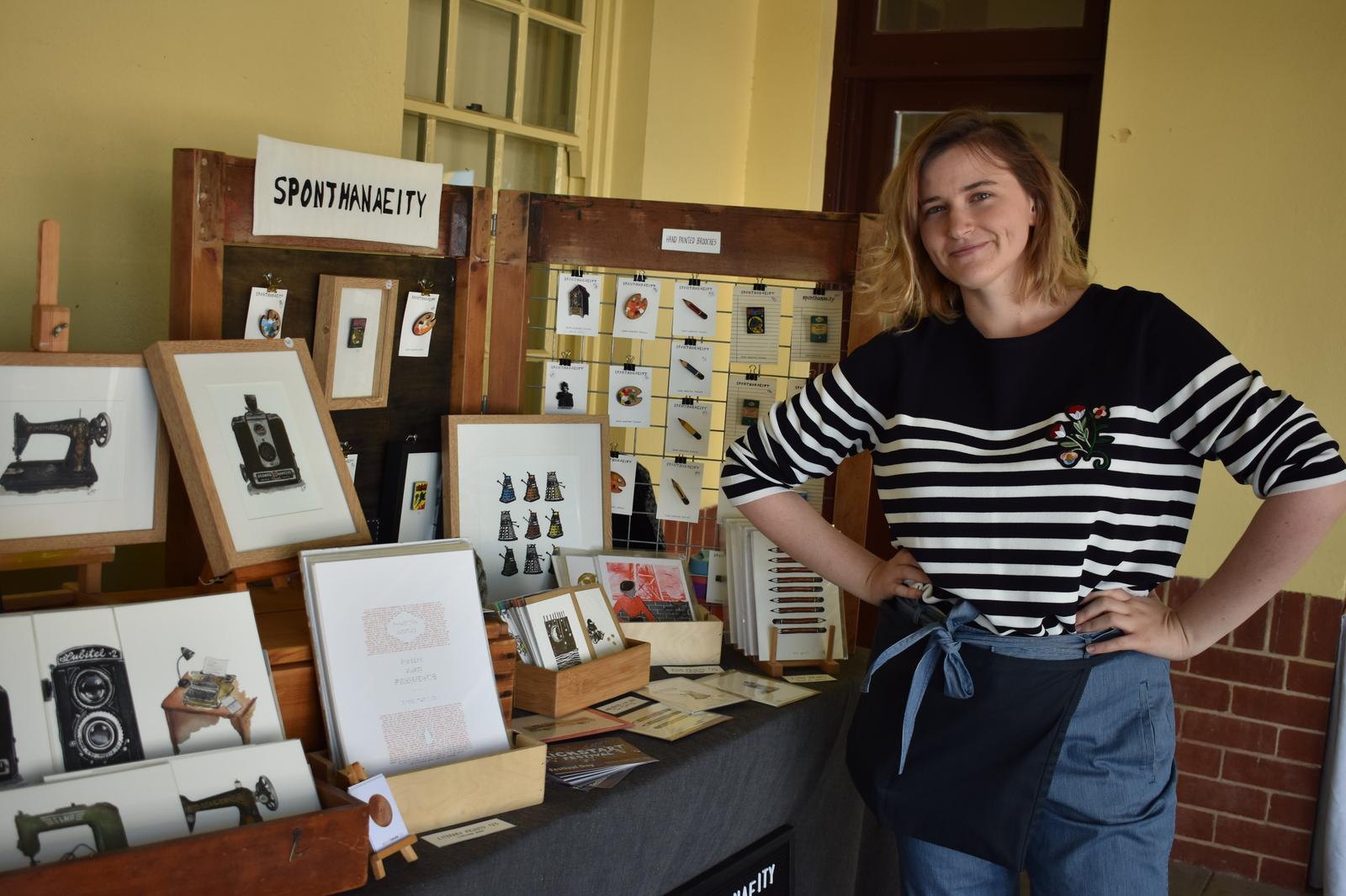 Artist and Stall at Perth Makers Market