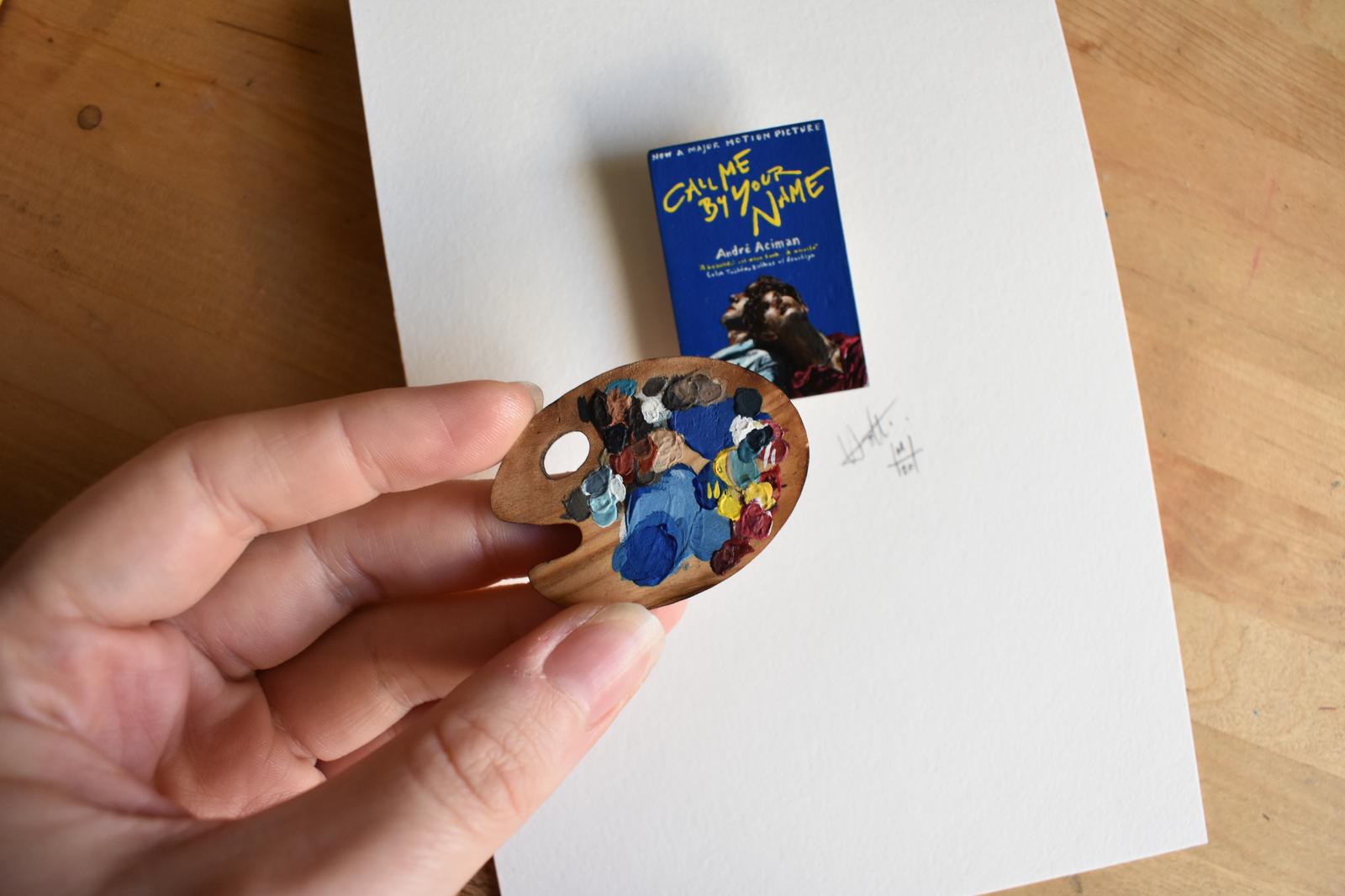 Hand Painted Brooches (Cover and Palette)