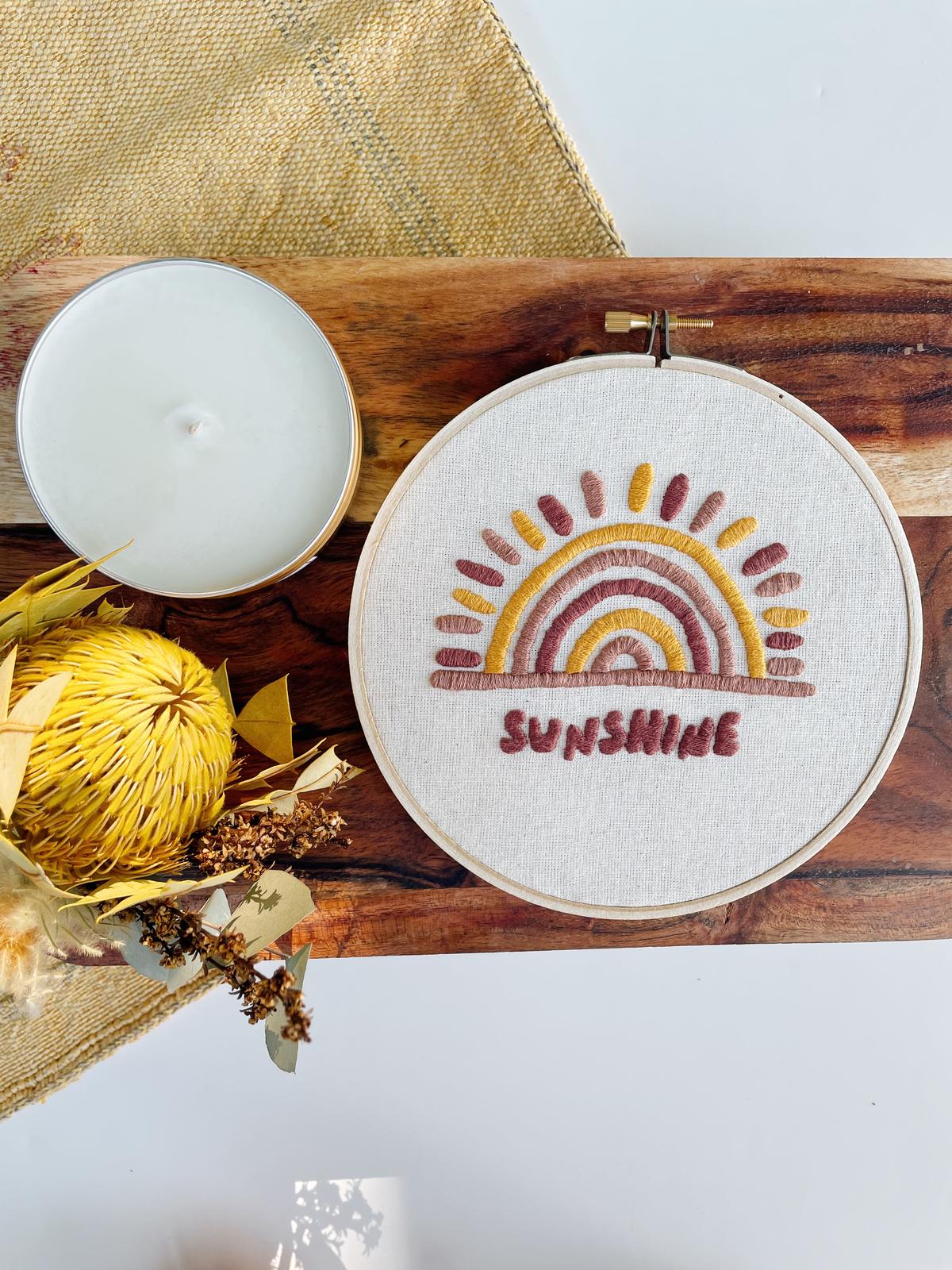 Embroidery kit - Sunshine