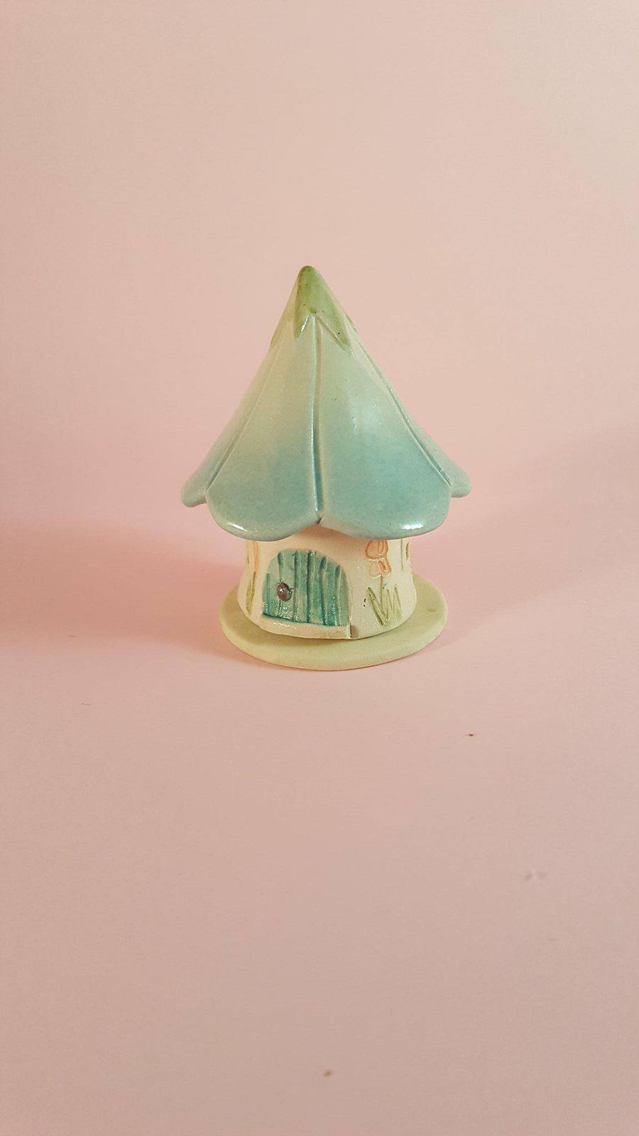 Handmade Pottery Fairy House