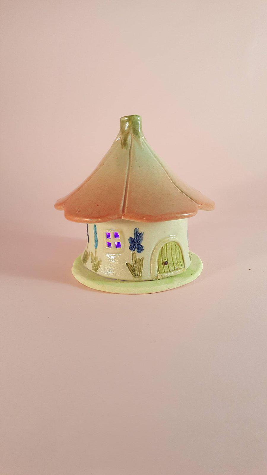 Handmade Ceramic Incense House
