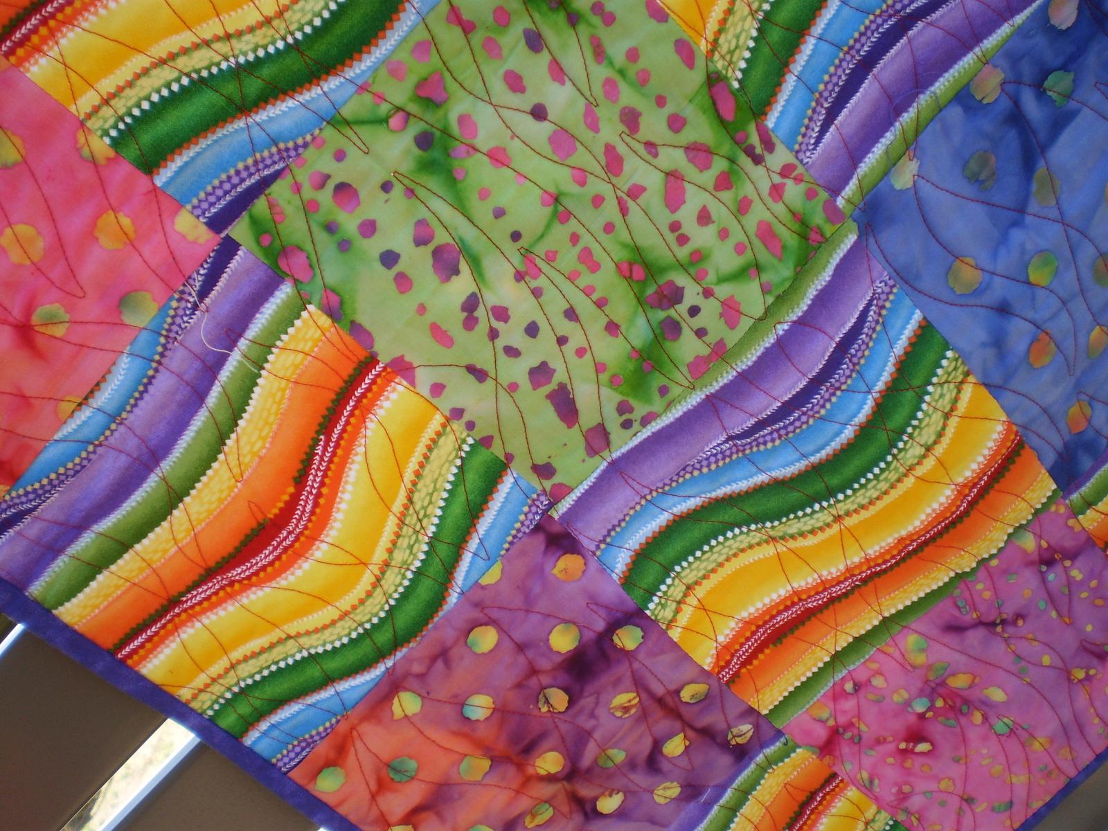 Bright colourful baby play mat