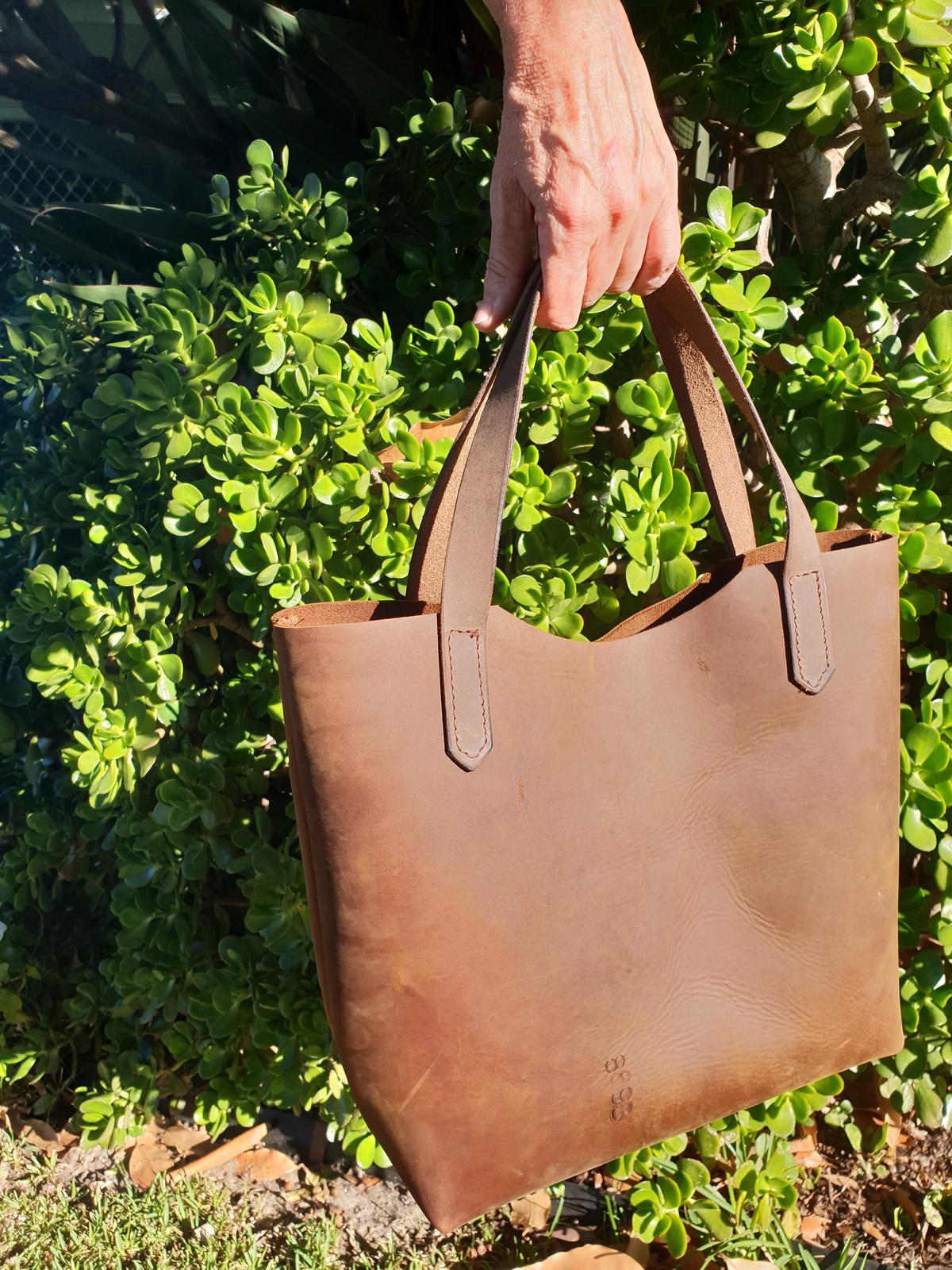 Antique Brown Tote Bag