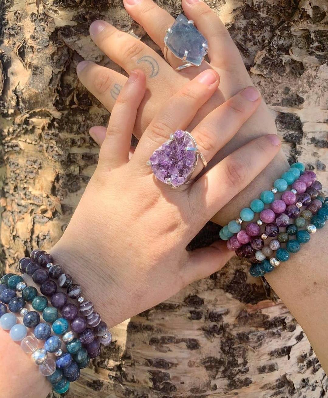 The Boho Bracelet - Gemstone Bracelet Stack