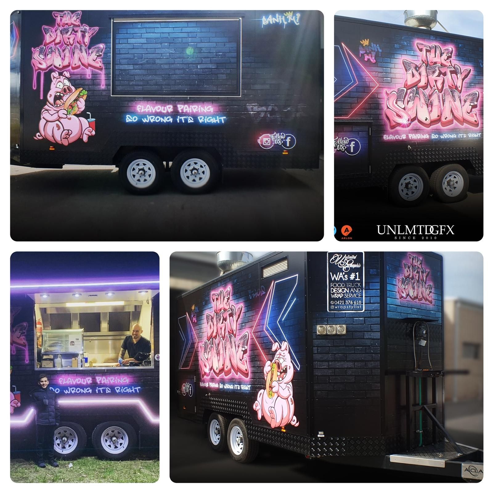 The dirty swine food truck