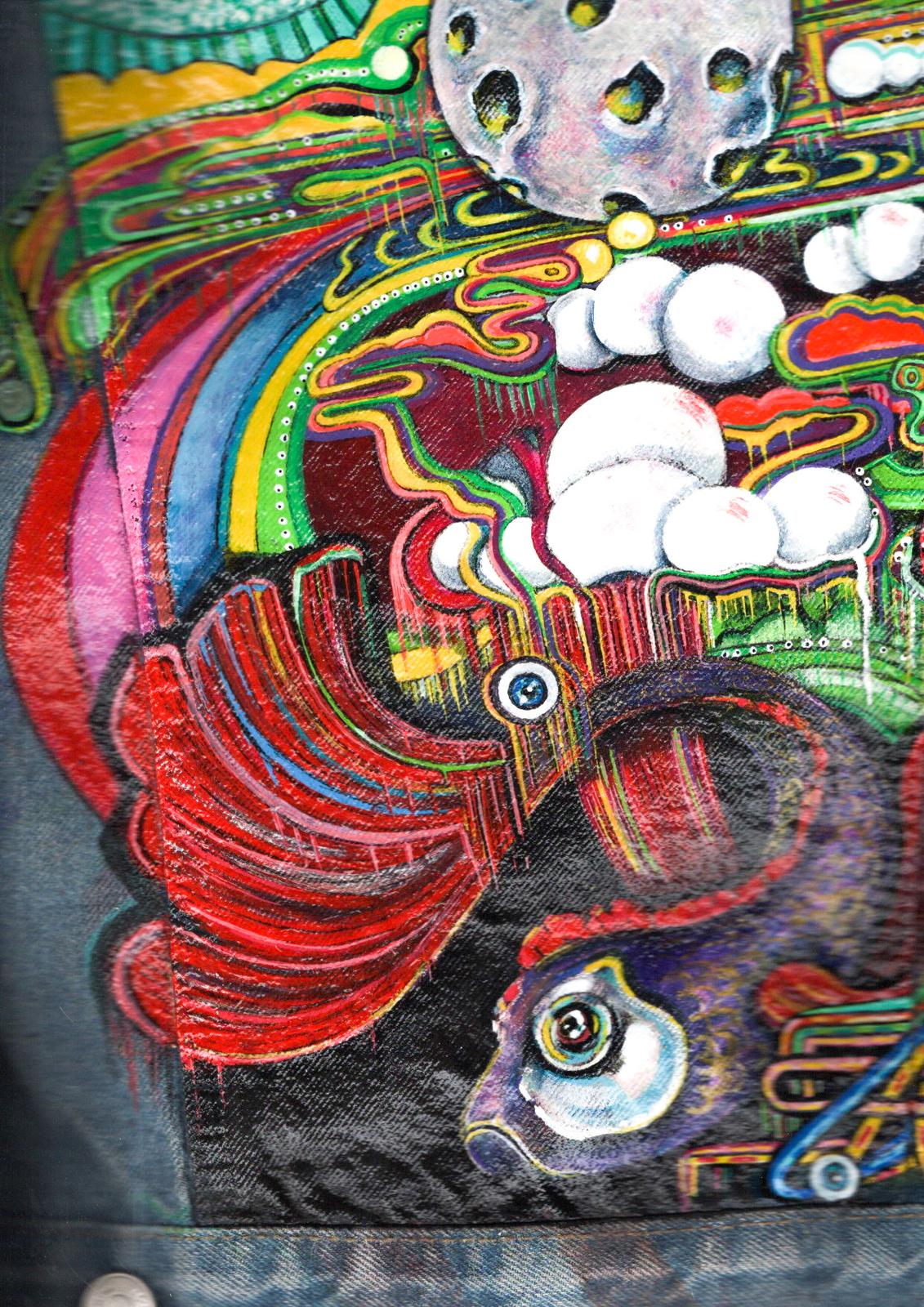 Festival Jacket - Hand painted