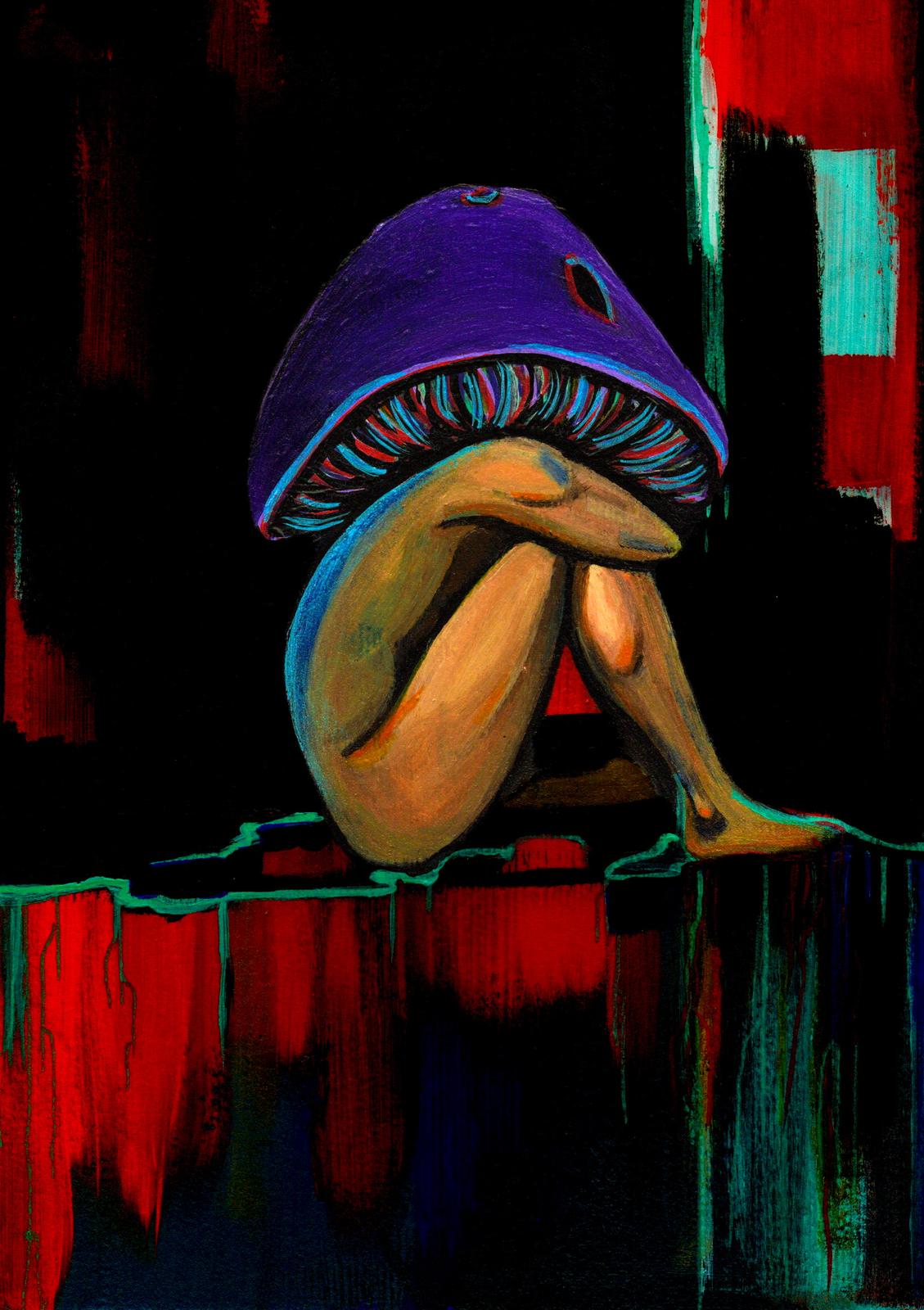 Mushroom man - Print