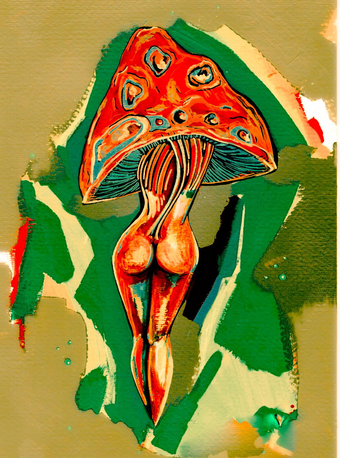 Mycology girl 2 - print