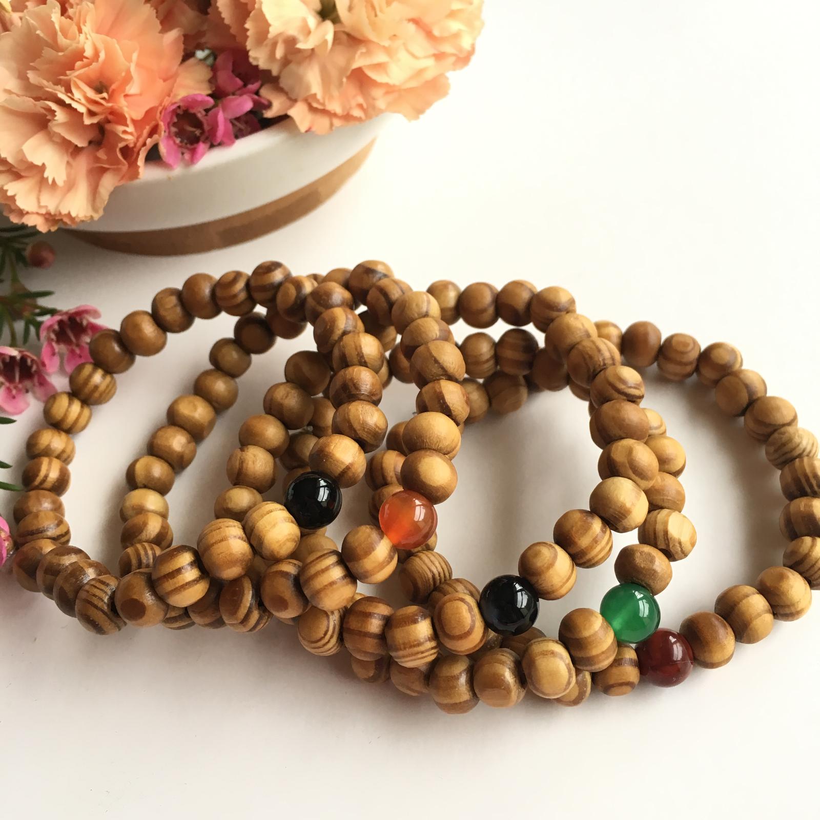 Wooden Bead Bracelets