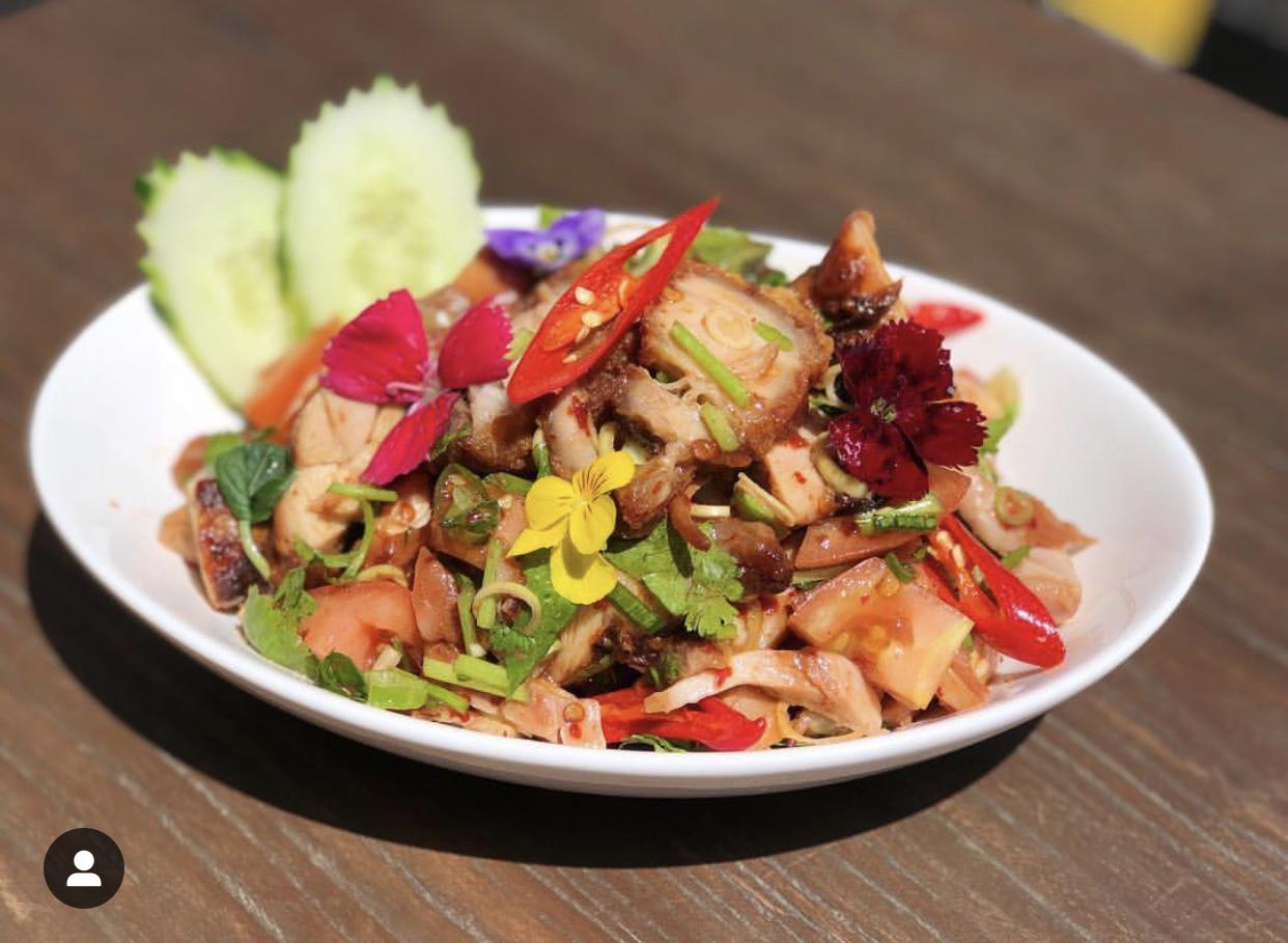 Cripsy Pork salad