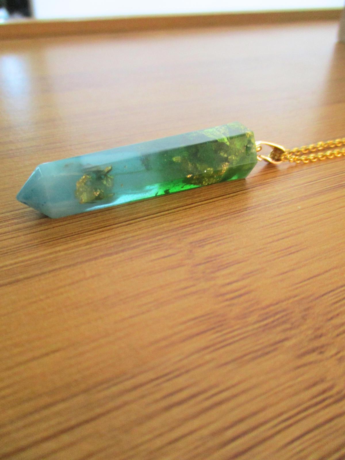 Resin vial pendant