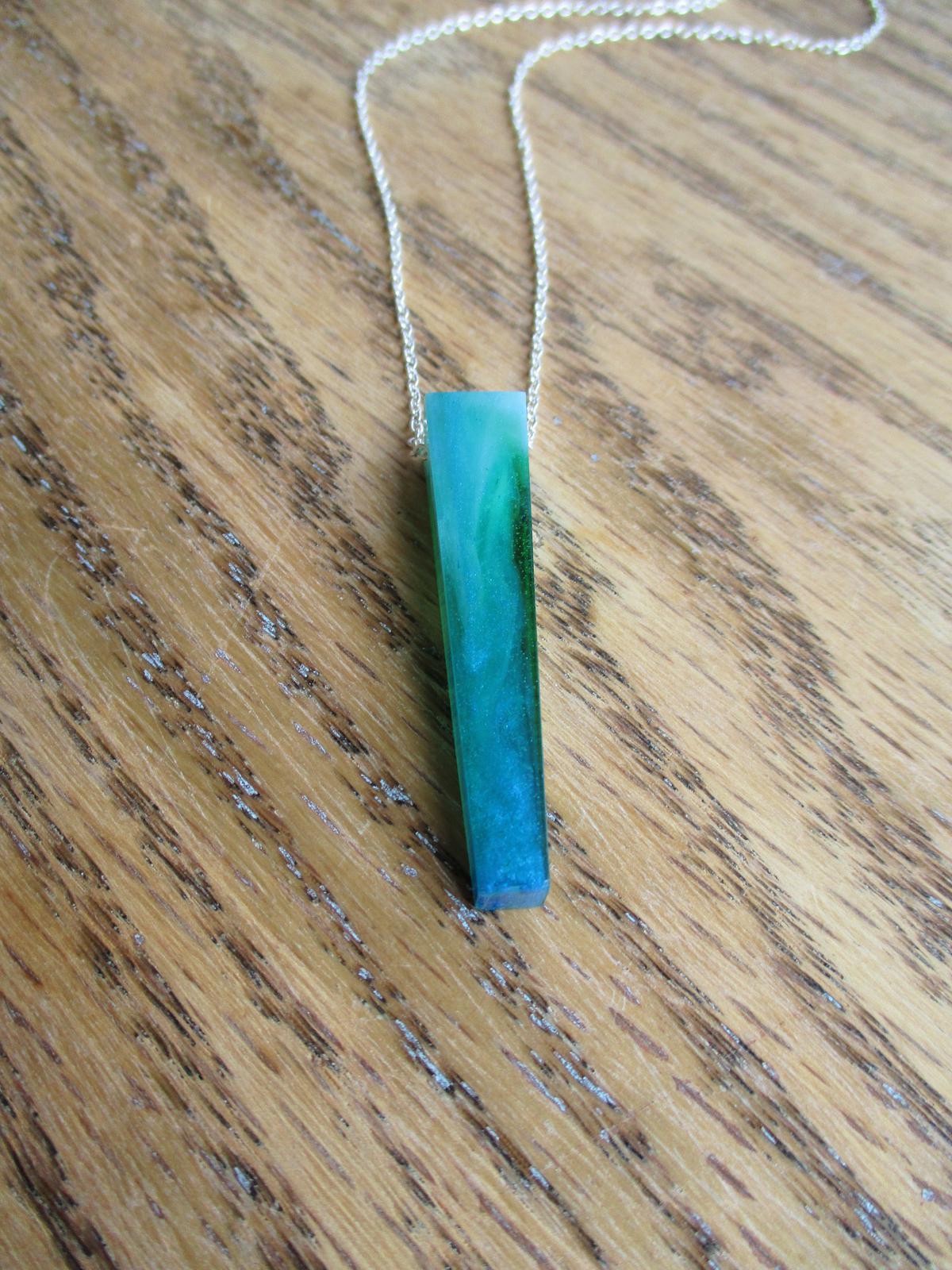 Resin vial pendant