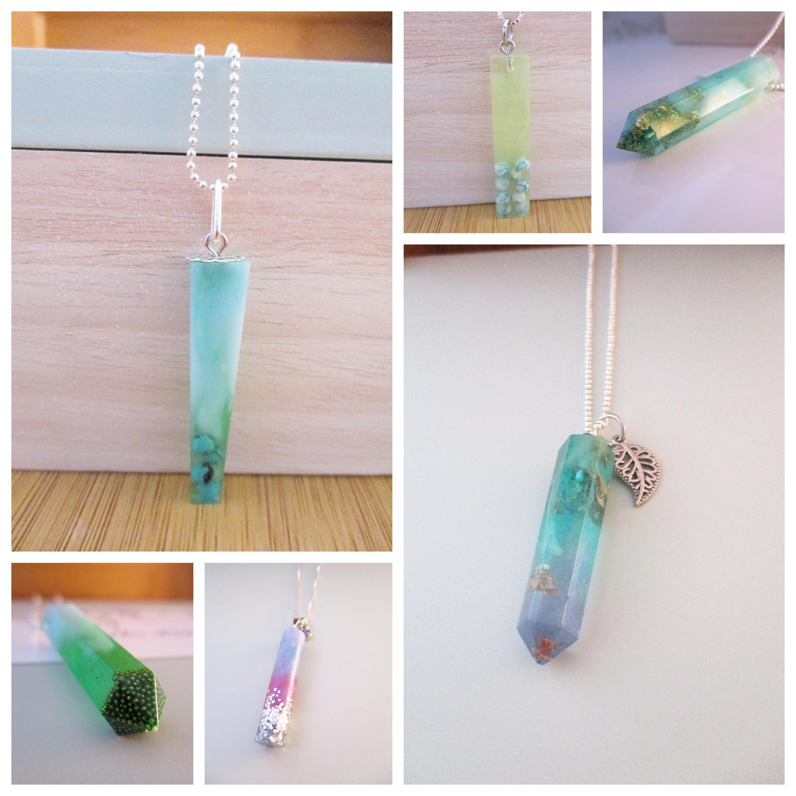 Resin Vial pendants 2