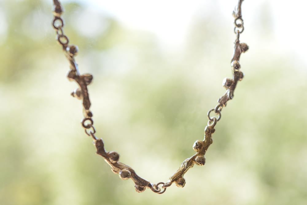 Tineke Creations Palm Seed necklace
