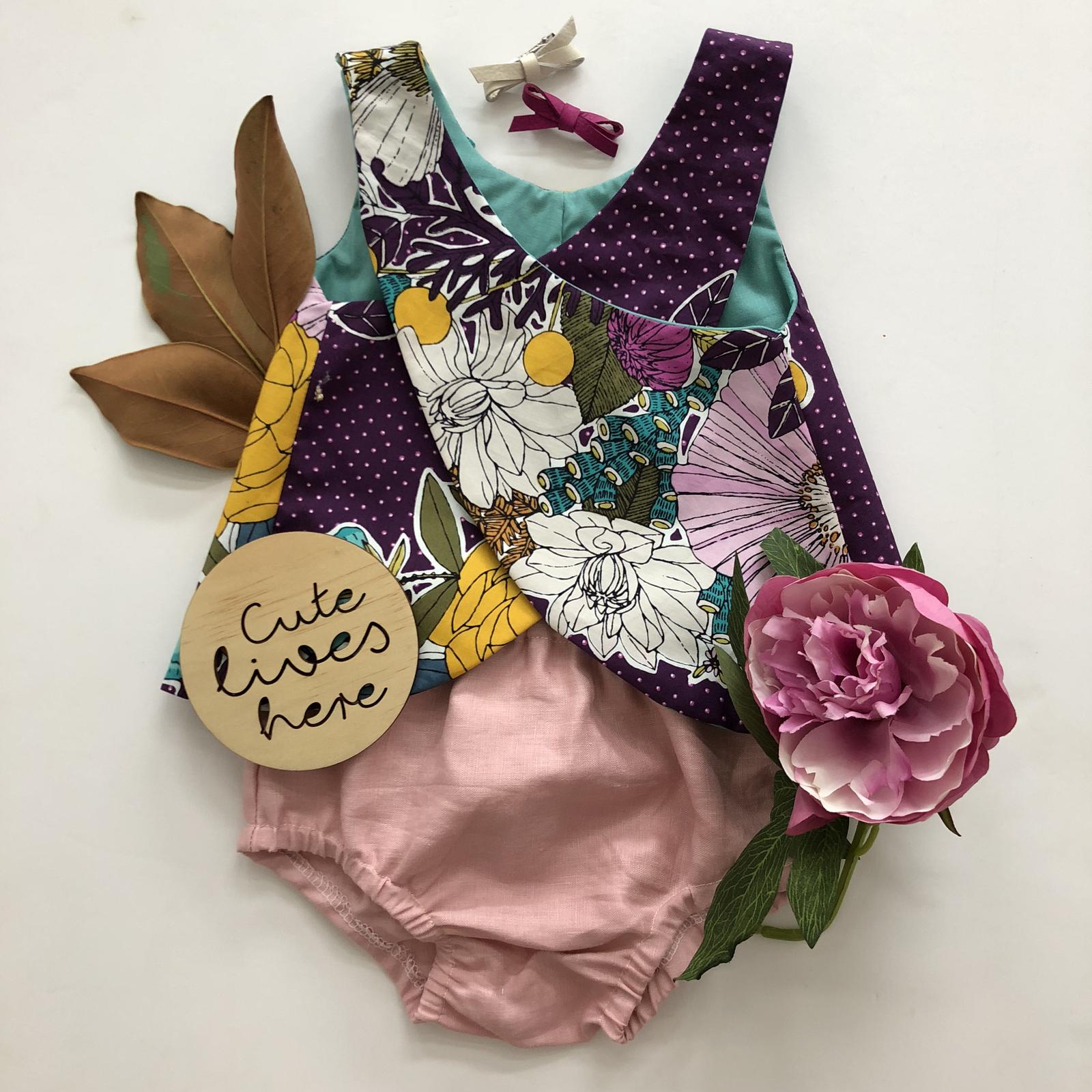 Reversible Top and Linen Bloomers