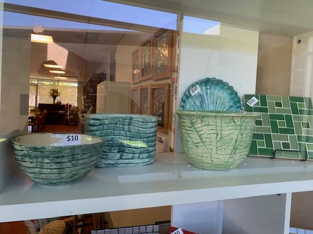 Handmade pottery items