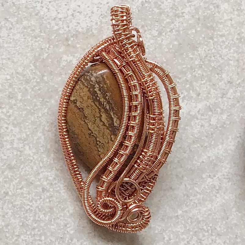 Tree Bark Egg pendant