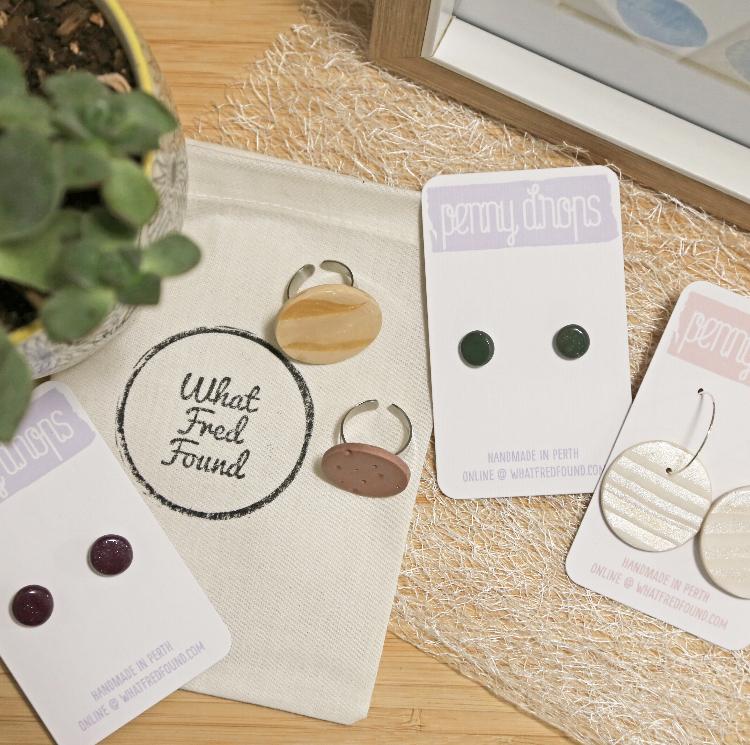 Rings and earrings