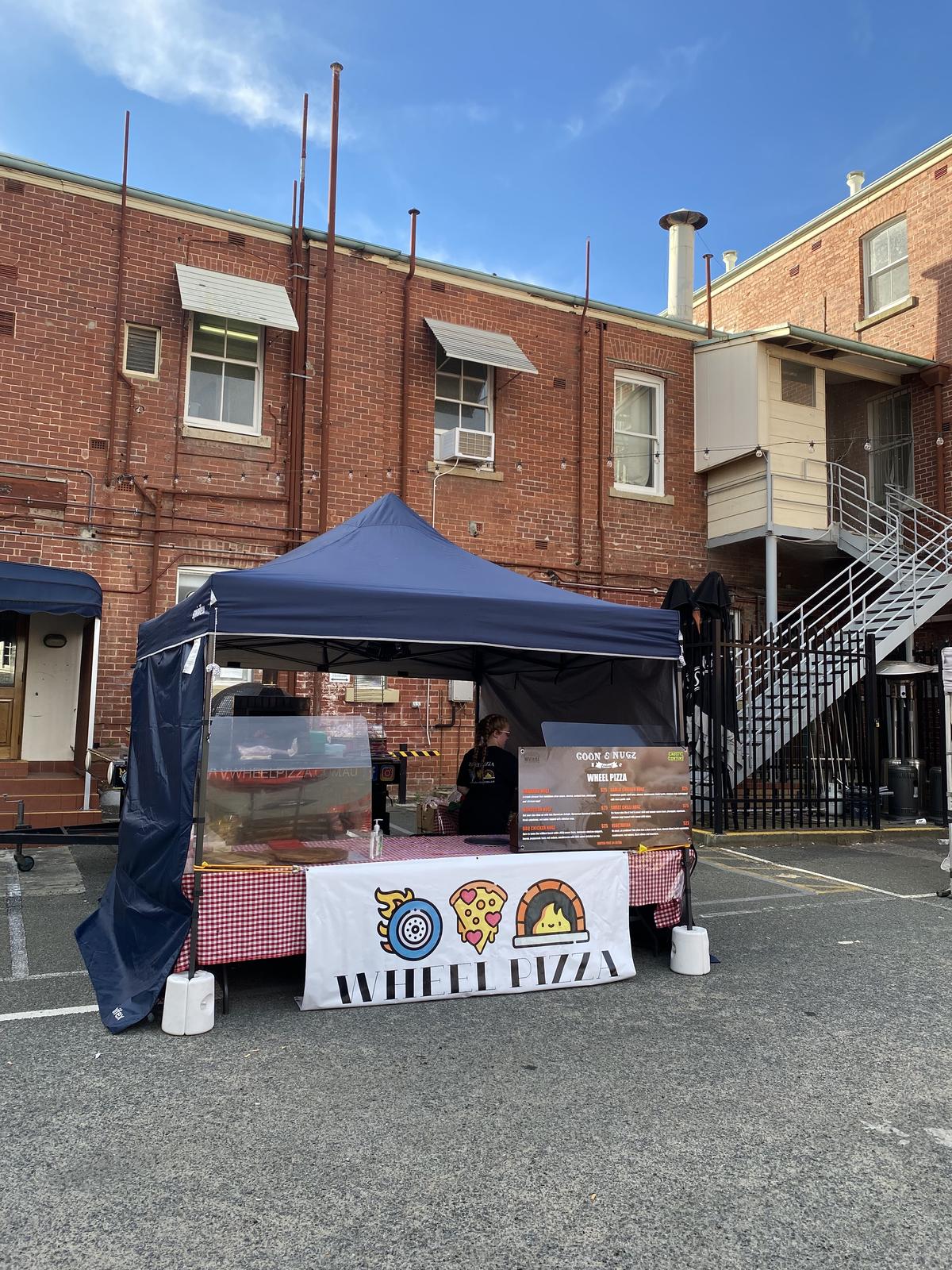 Set up at Perth Mess Hall