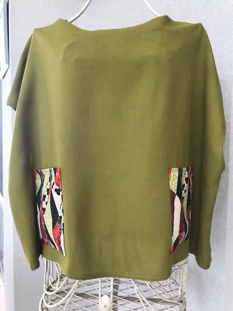 Linen boxy top