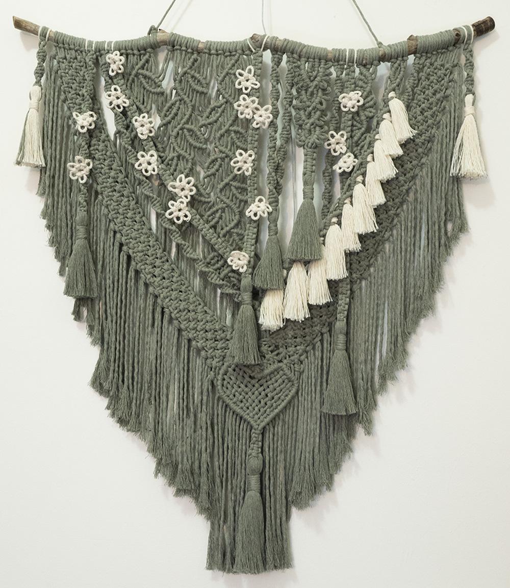 Garden in macrame
