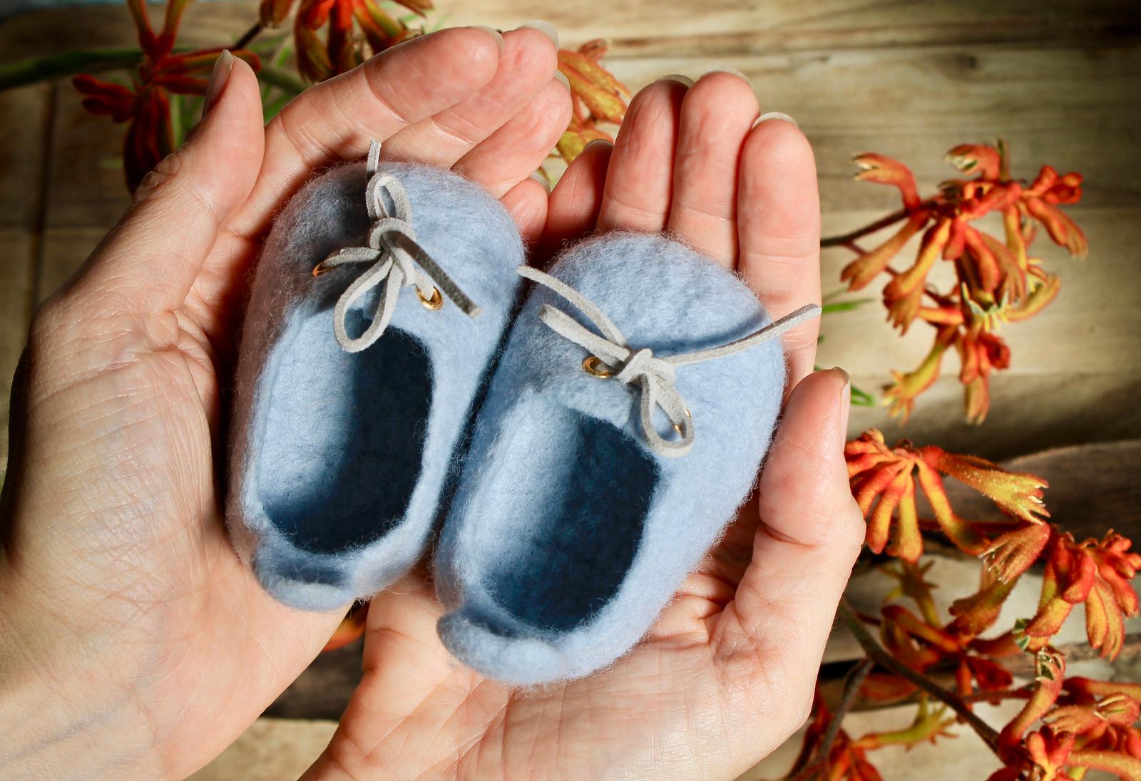 Sydney Sneakers - Australian handmade special woollen felt baby shoes