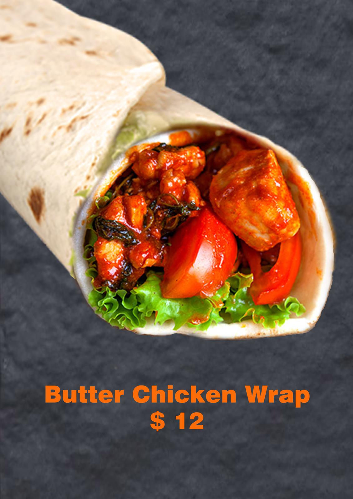 Butter Chicken Wrap