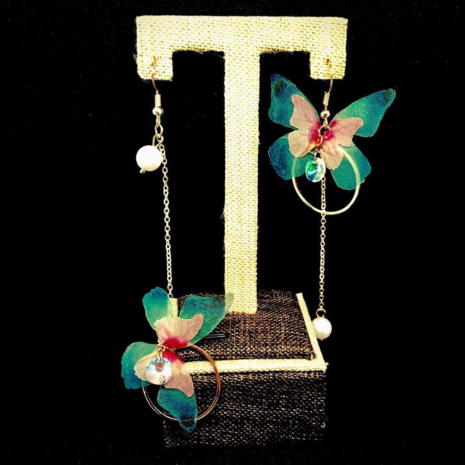 earrings butterfly