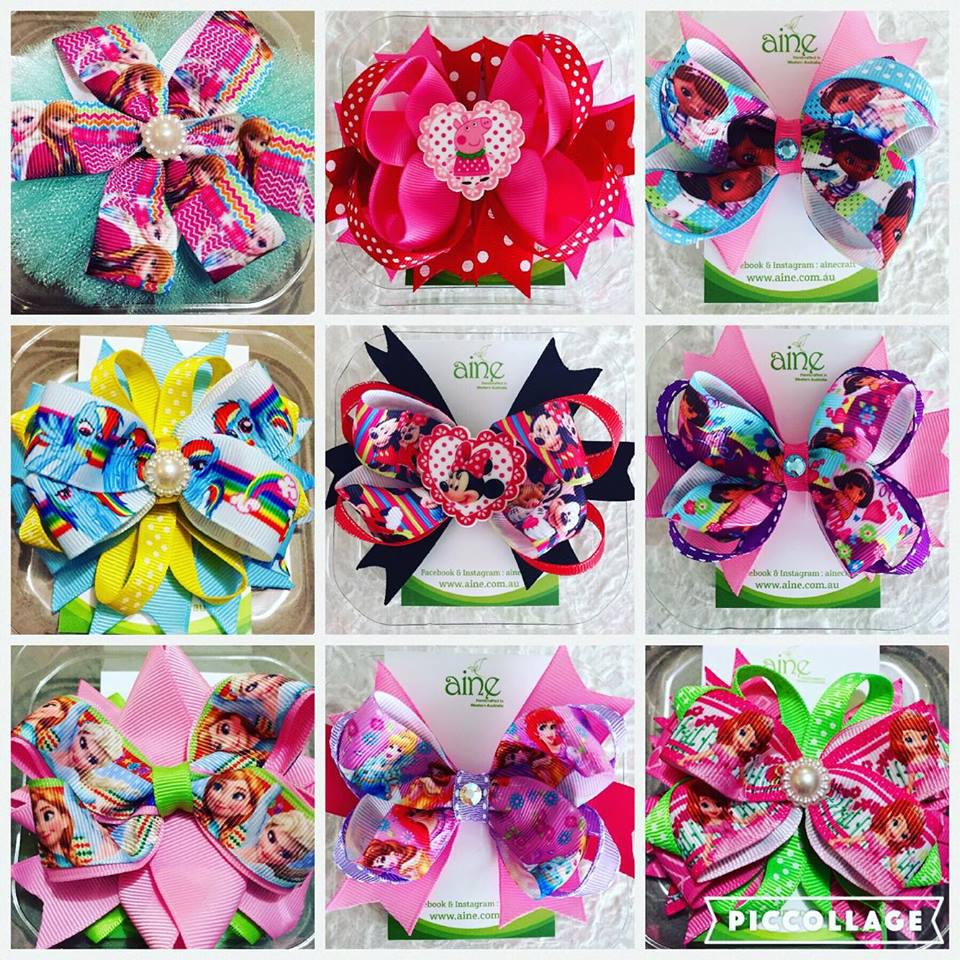 handmade hair bows