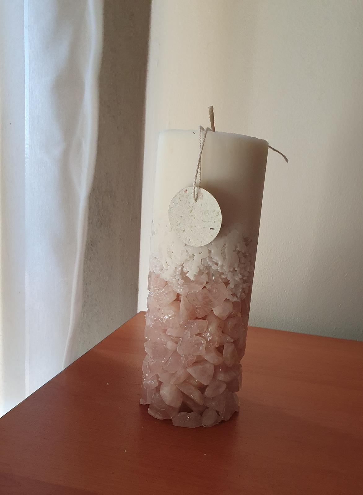 Rose quartz base