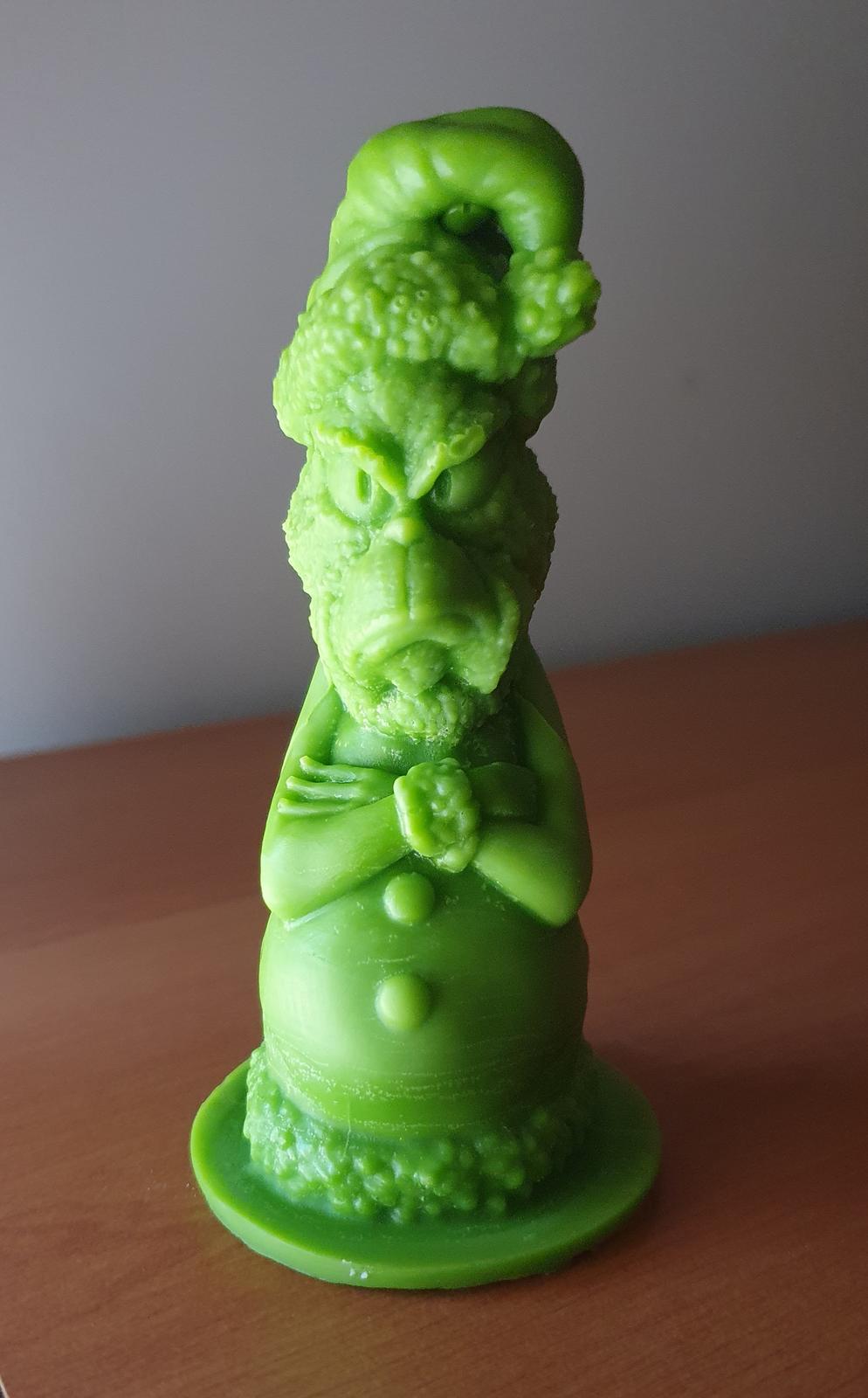 Grinch candle